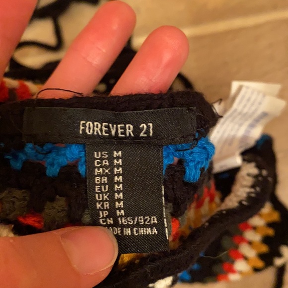 3 for $15! Forever21 Crochet Halter Crop Top - Picture 5 of 16